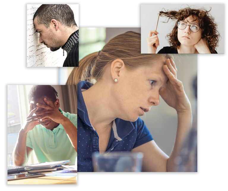 Frustrated people